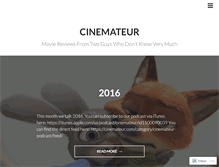 Tablet Screenshot of cinemateur.com